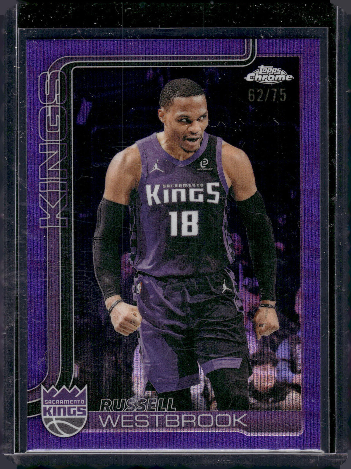 2026 Topps Chrome Russell Westbrook #84 Purple Wave /75