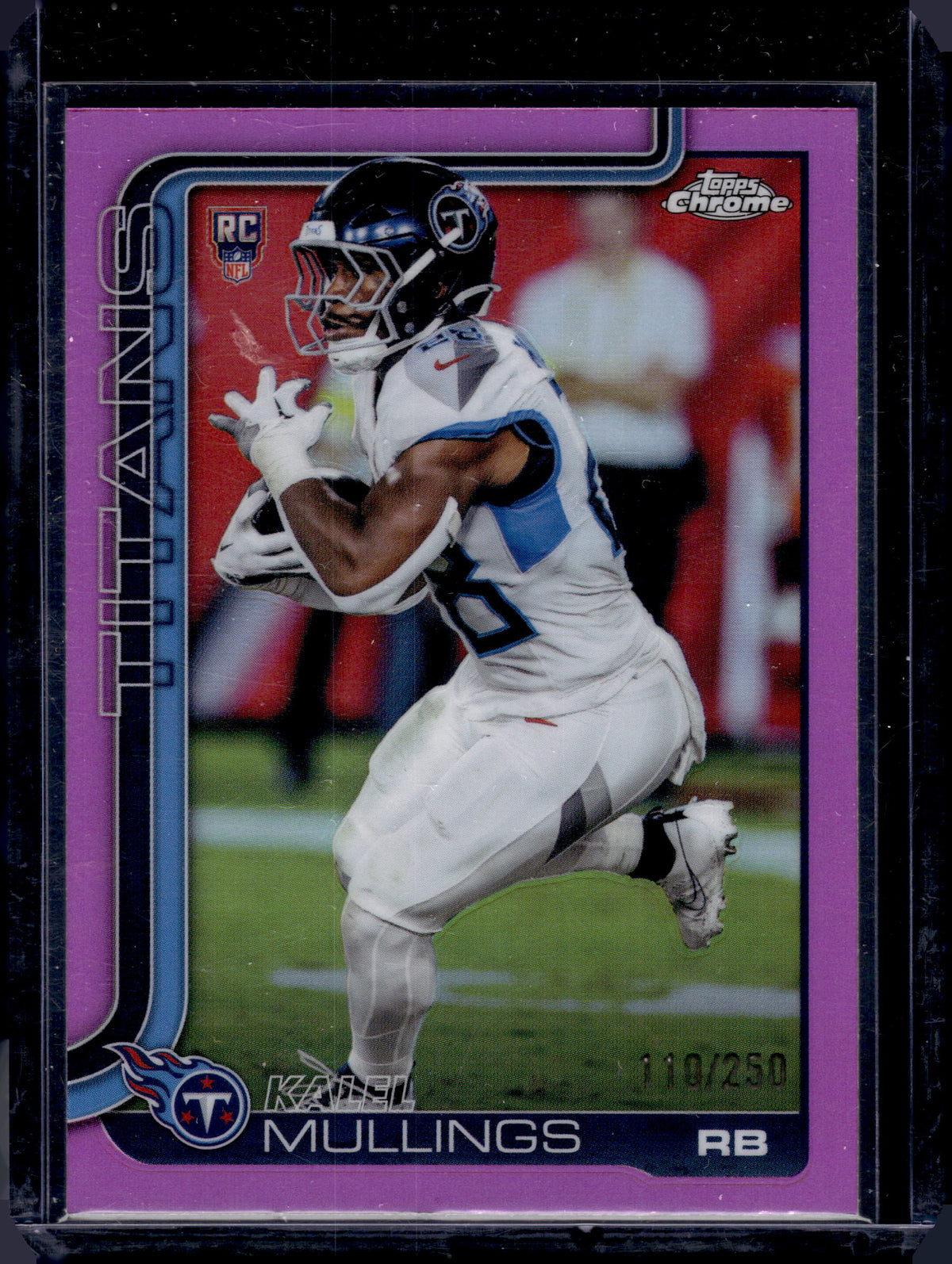 2025 Topps Chrome Kalel Mullings #309 Pink Refractor /250 RC