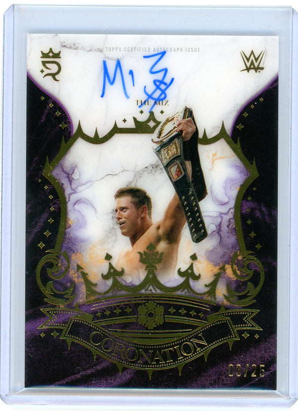 2025 Topps Royalty WWE Coronation The Miz #COR-MIZ /25