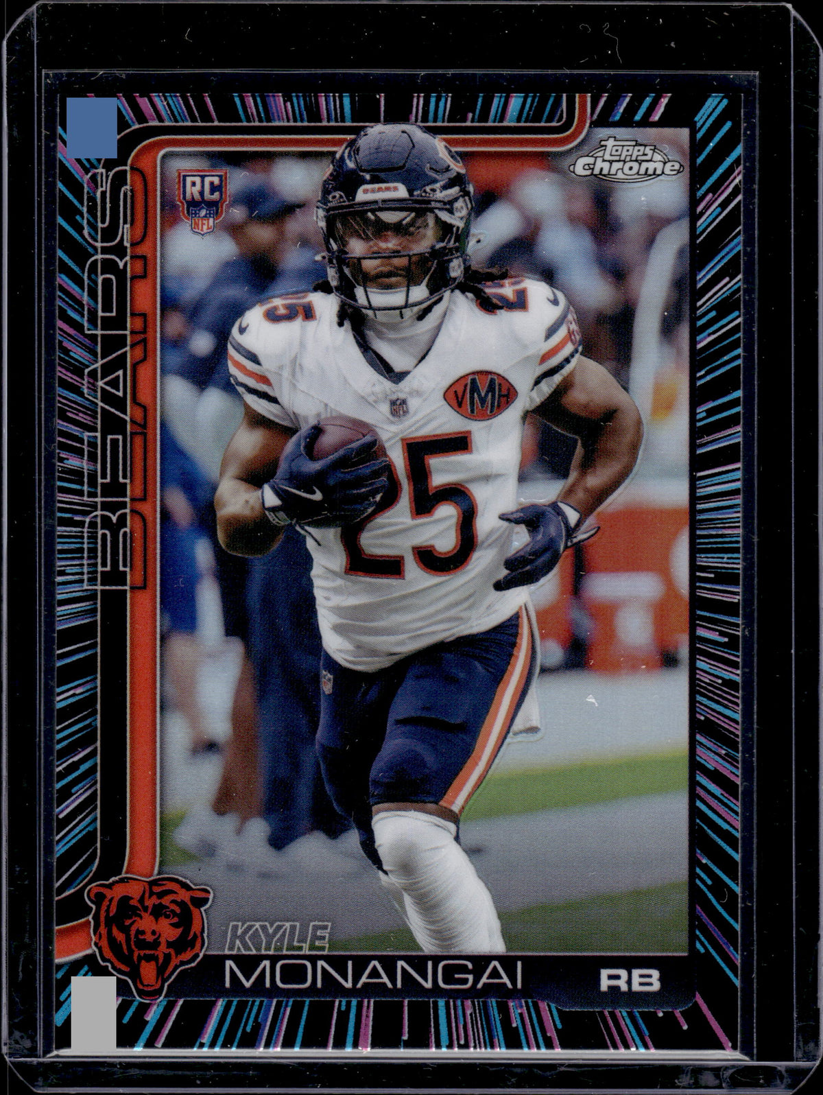 2025 Topps Chrome Kyle Monangai #382 Neon Pulse Refractor RC