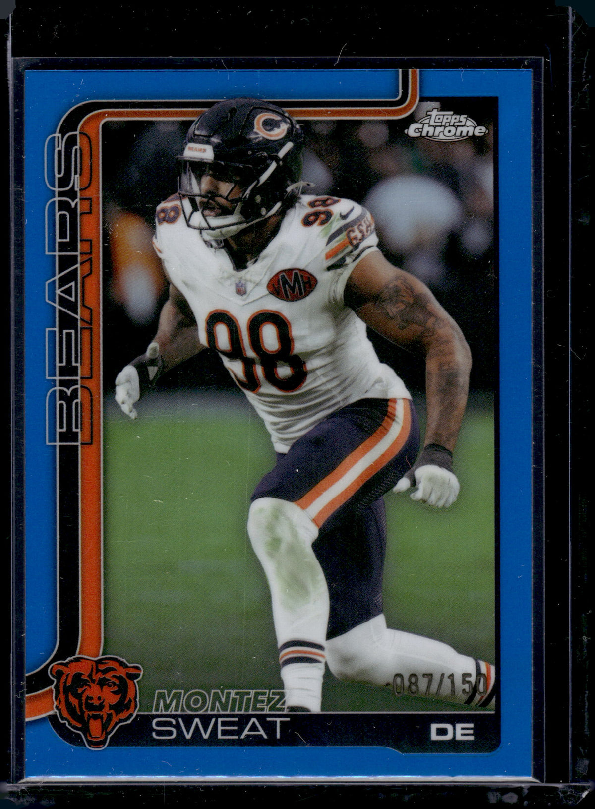 2025 Topps Chrome Montez Sweat #56 Blue Refractor /150