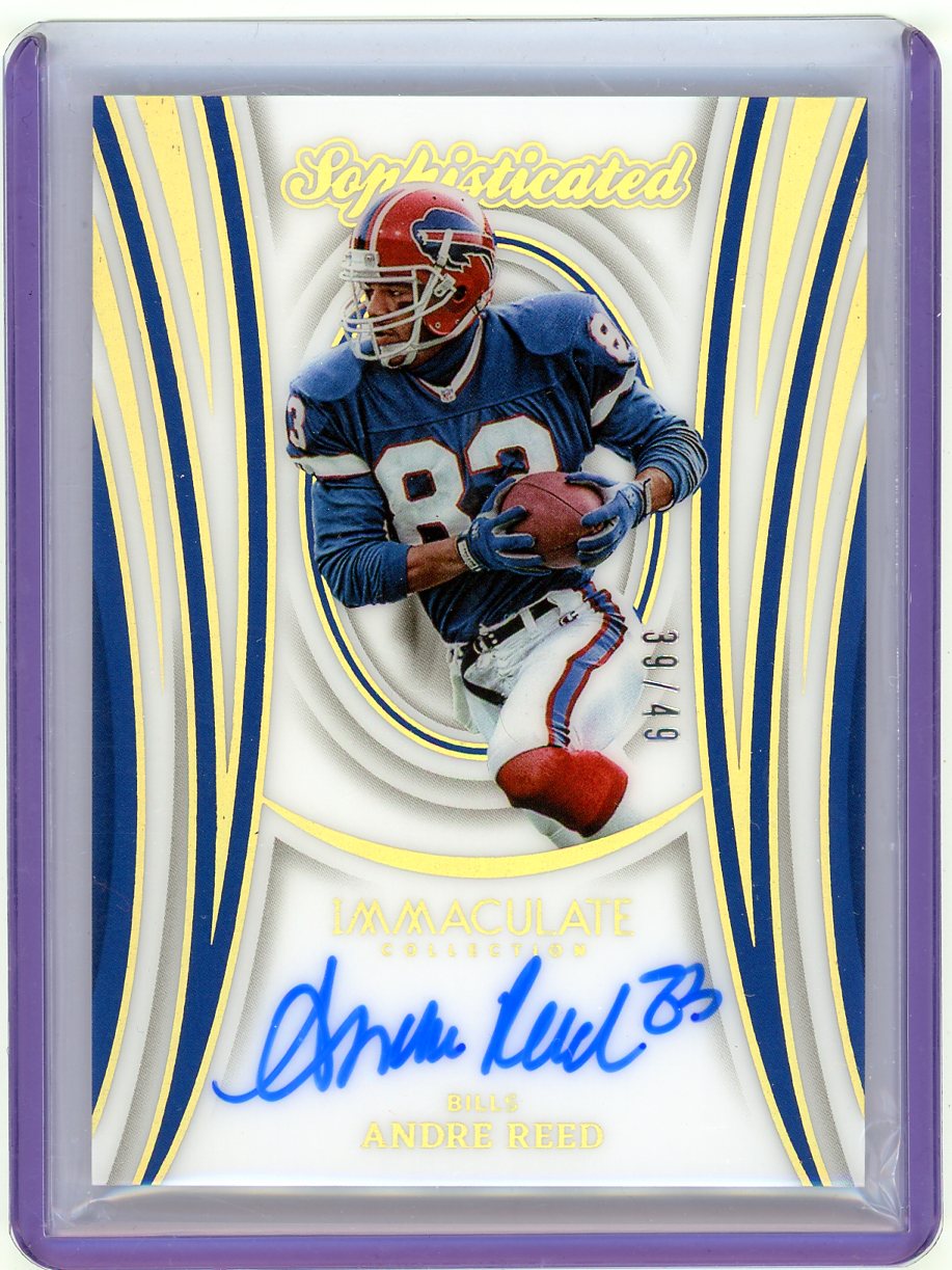 HL-P02 2024 Panini Immaculate Collection Sophisticated Andre Reed #SS-ARD /49
