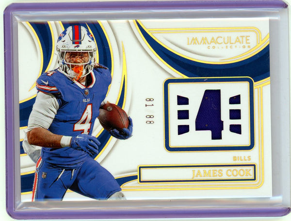 2024 Panini Immaculate Collection James Cook #INM-JCK /88 Patch
