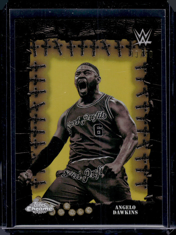 2025 Topps Chrome WWE x Cactus Jack Famed Phantoms Angelo Dawkins #FMP-34