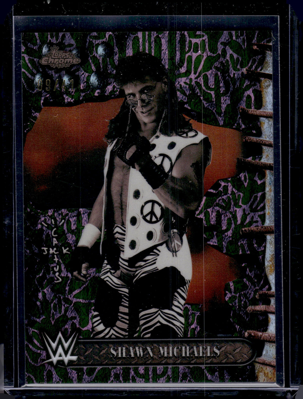 HL-P06 2025 Topps Chrome WWE Cactus Jack Shawn Michaels #80
