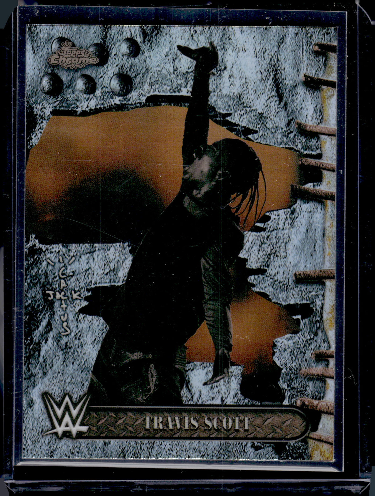 HL-P06 2025 Topps Chrome WWE Travis Scott #100 Refractor