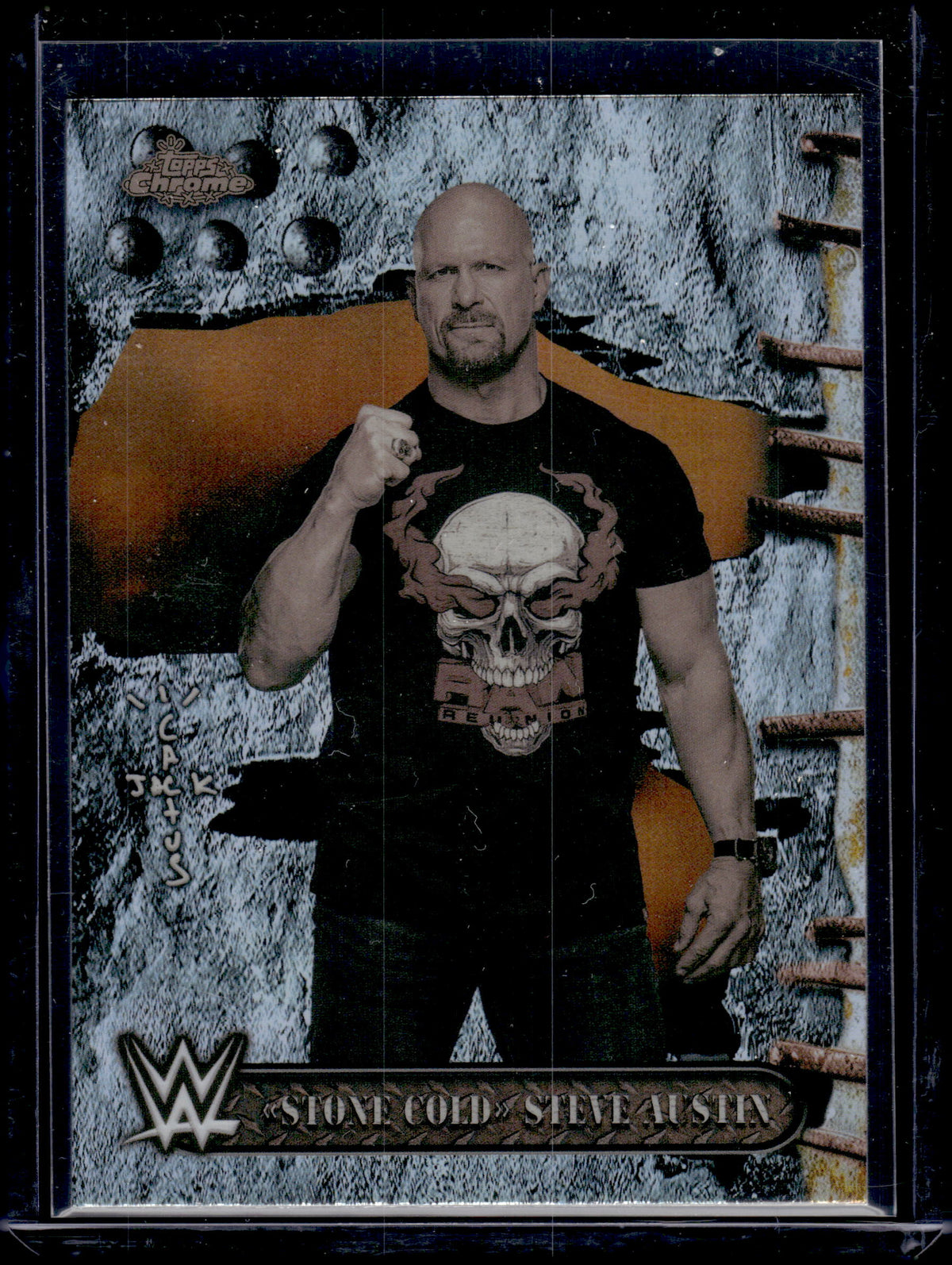HL-P06 2025 Topps Chrome WWE Cactus Jack Stone Cold Steve Austin #70 Refractor