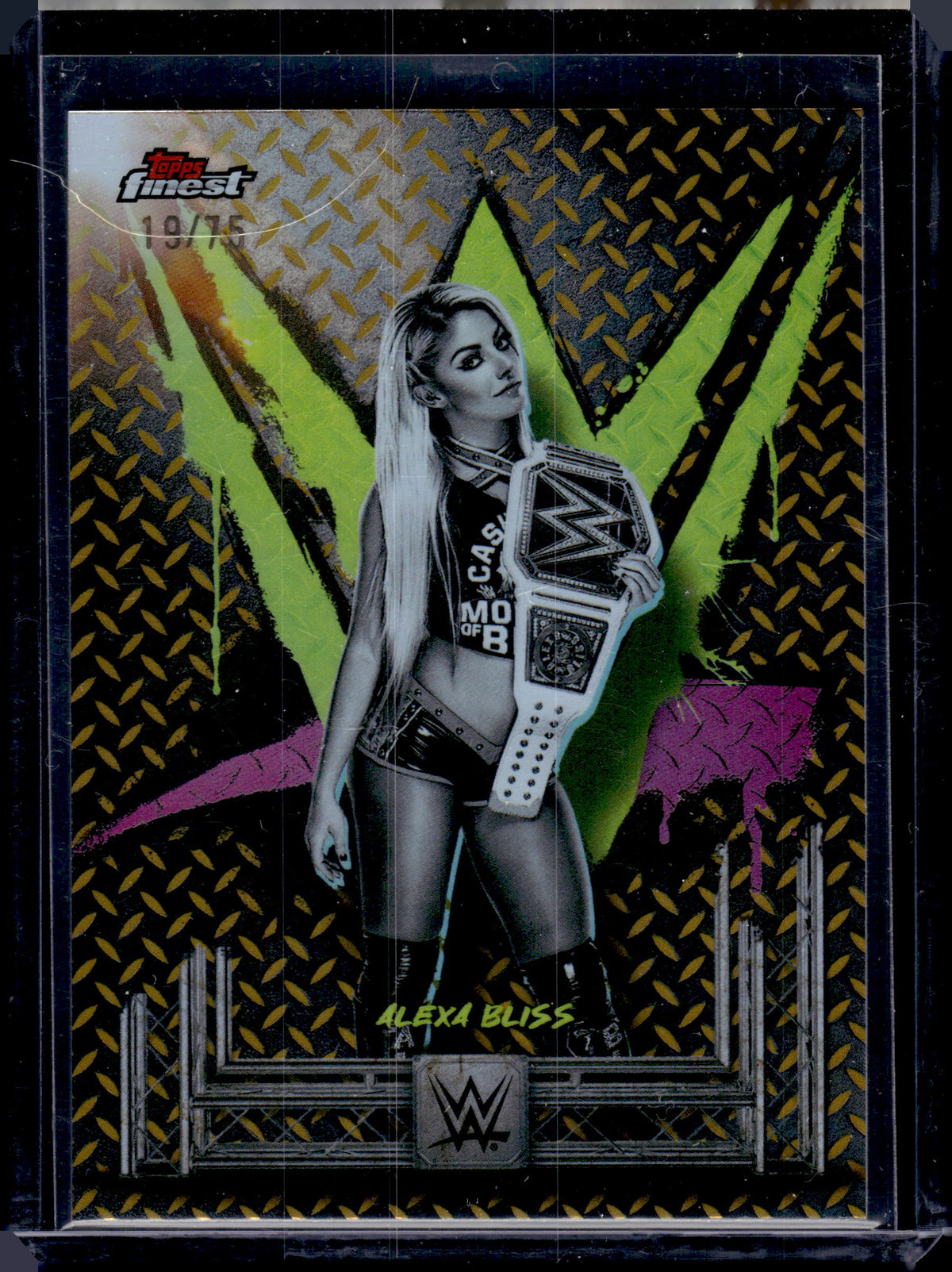 HL-P06 2025 Topps Finest WWE Alexa Bliss #16 Refractor /75