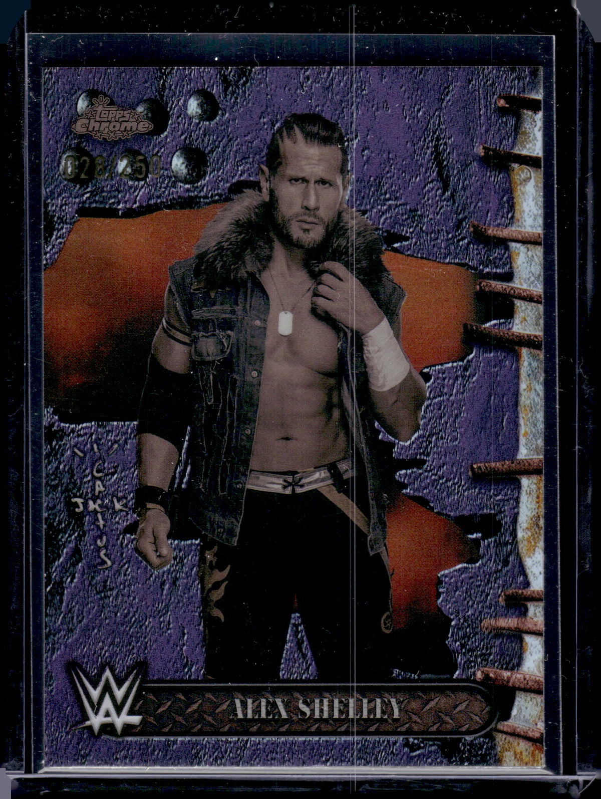 HL-P06 2025 Topps Chrome WWE Alex Shelley #46 /250