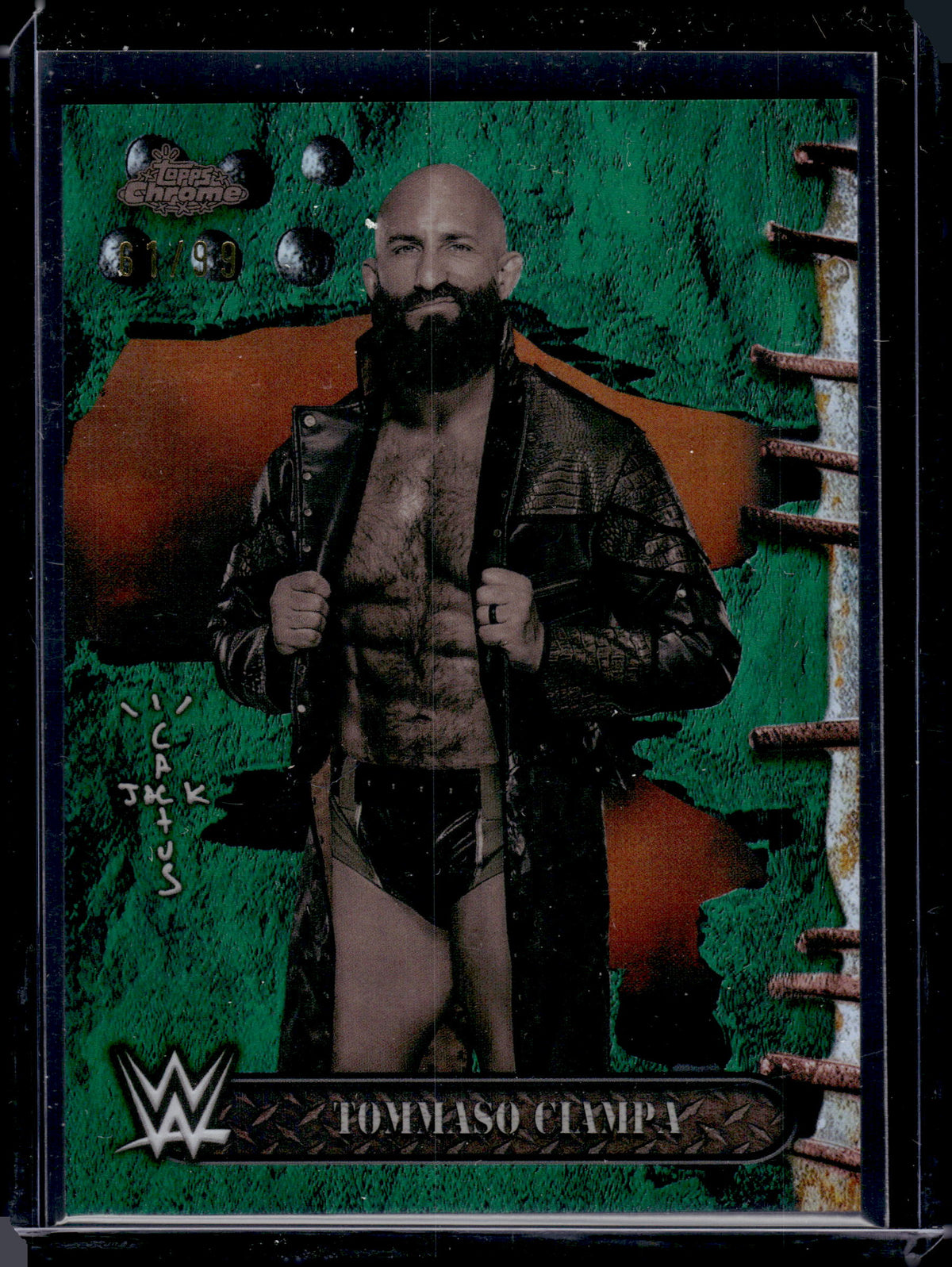 HL-P06 2025 Topps Chrome WWE Cactus Jack Tommaso Ciampa #55 Green