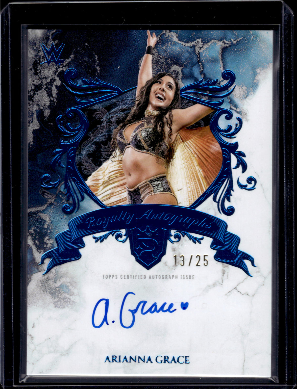 HL-P01 2025 Topps Royalty WWE Arianna Grace #RAU-AGR /25