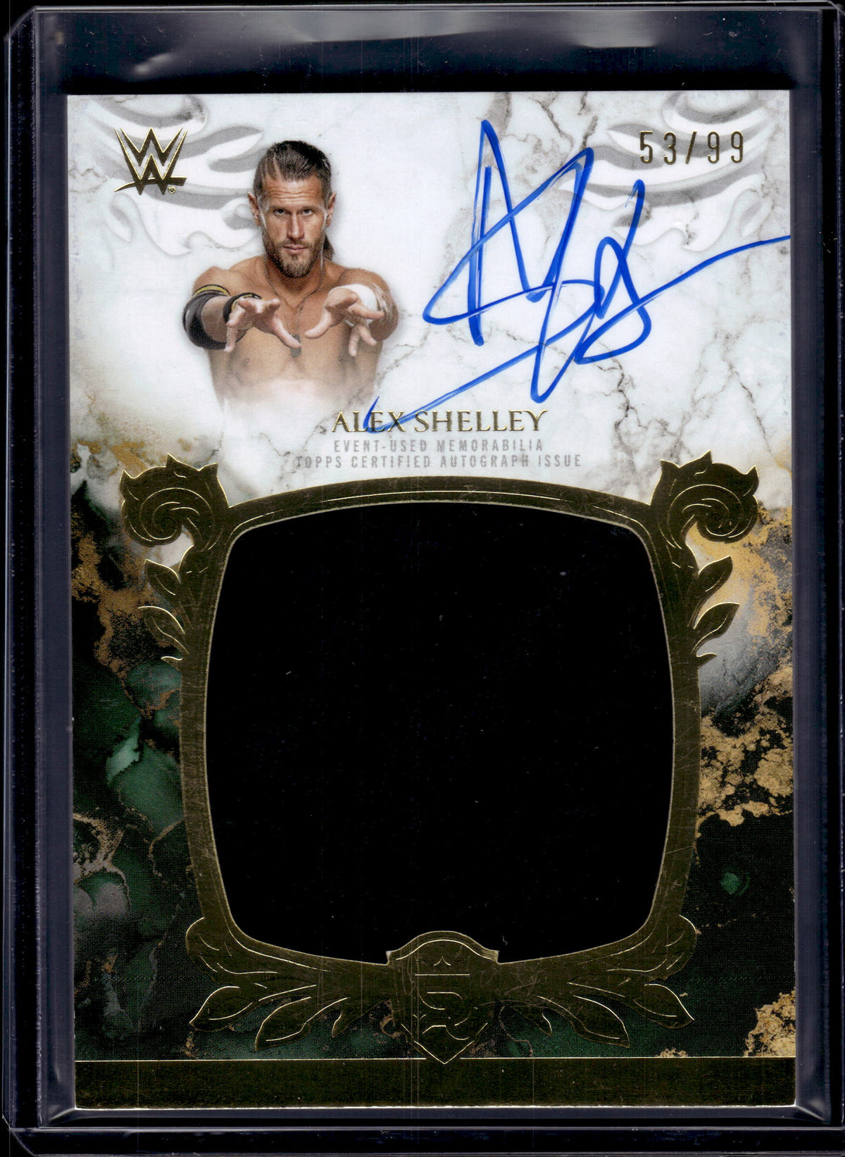 HL-P01 2025 Topps Royalty WWE Alex Shelley #RYA-ASH /99 Event-Used Relic
