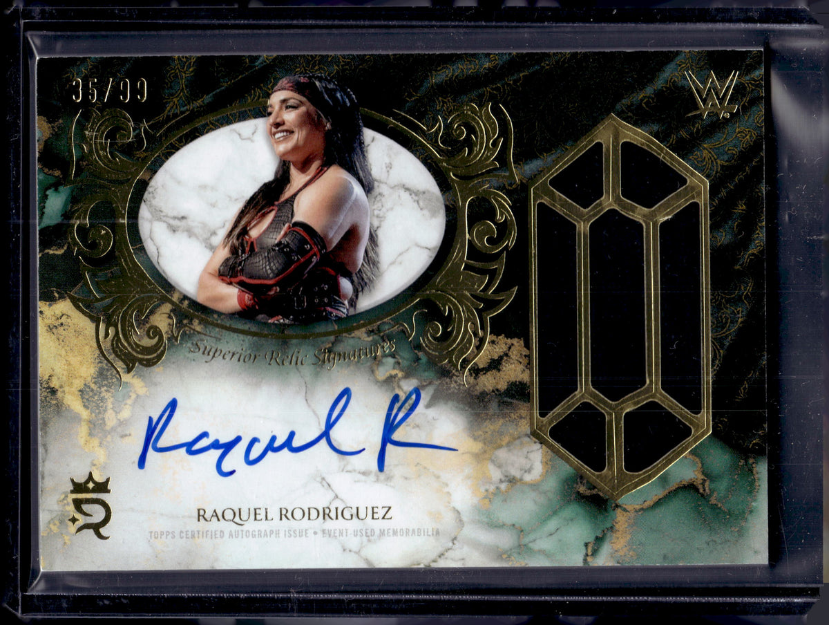 HL-P01 2025 Topps Royalty WWE Raquel Rodriguez #SUS-RRO /99 Autograph