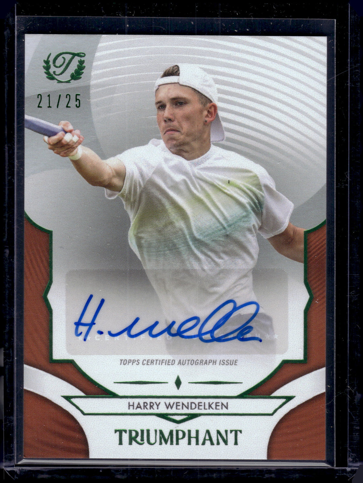 HL-P06 2025 Topps Triumphant Harry Wendelken #57-A /25