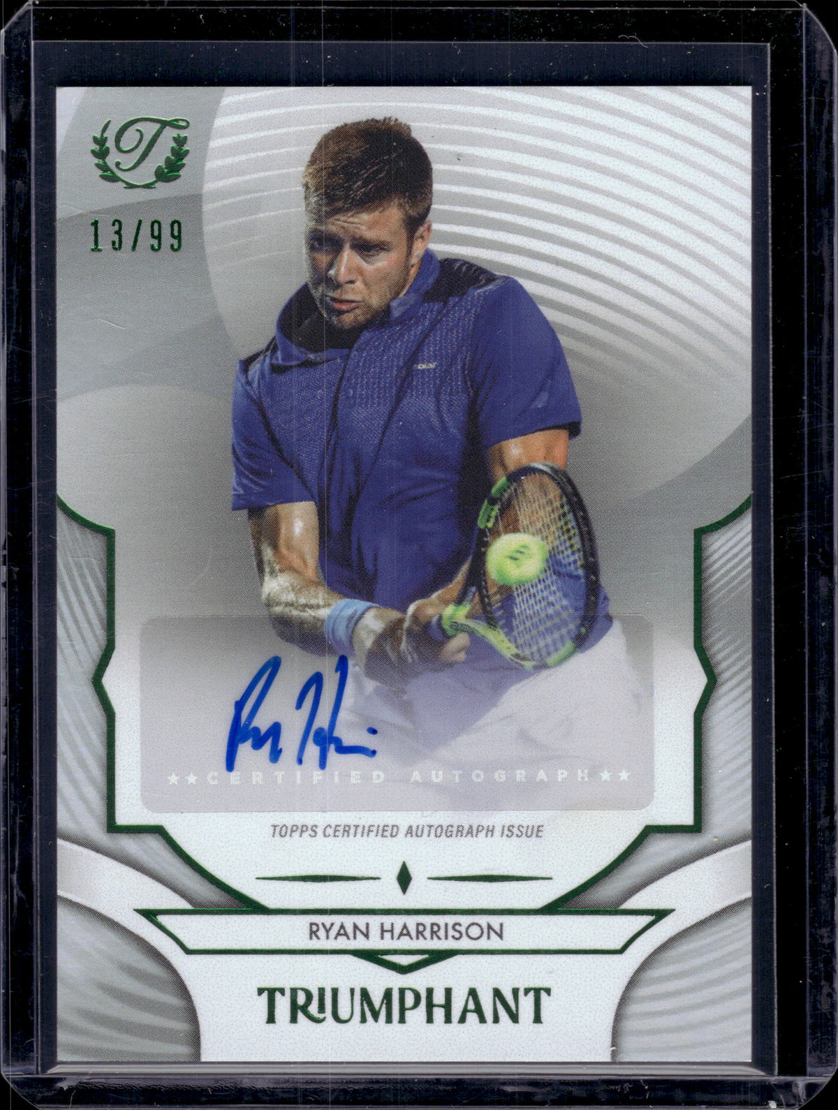 HL-P06 2025 Topps Triumphant Ryan Harrison #74-A Green /99