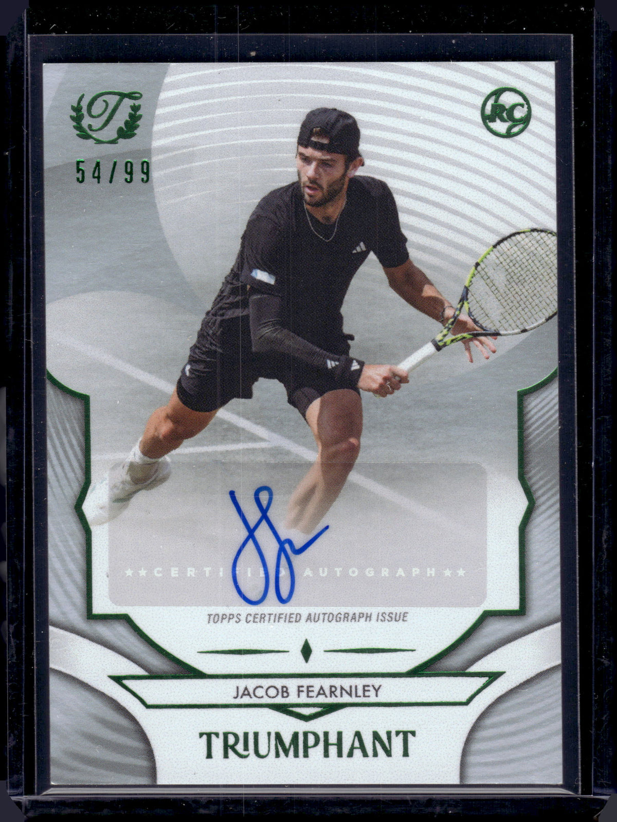 HL-P06 2025 Topps Triumphant Jacob Fearnley #43-A /99 RC