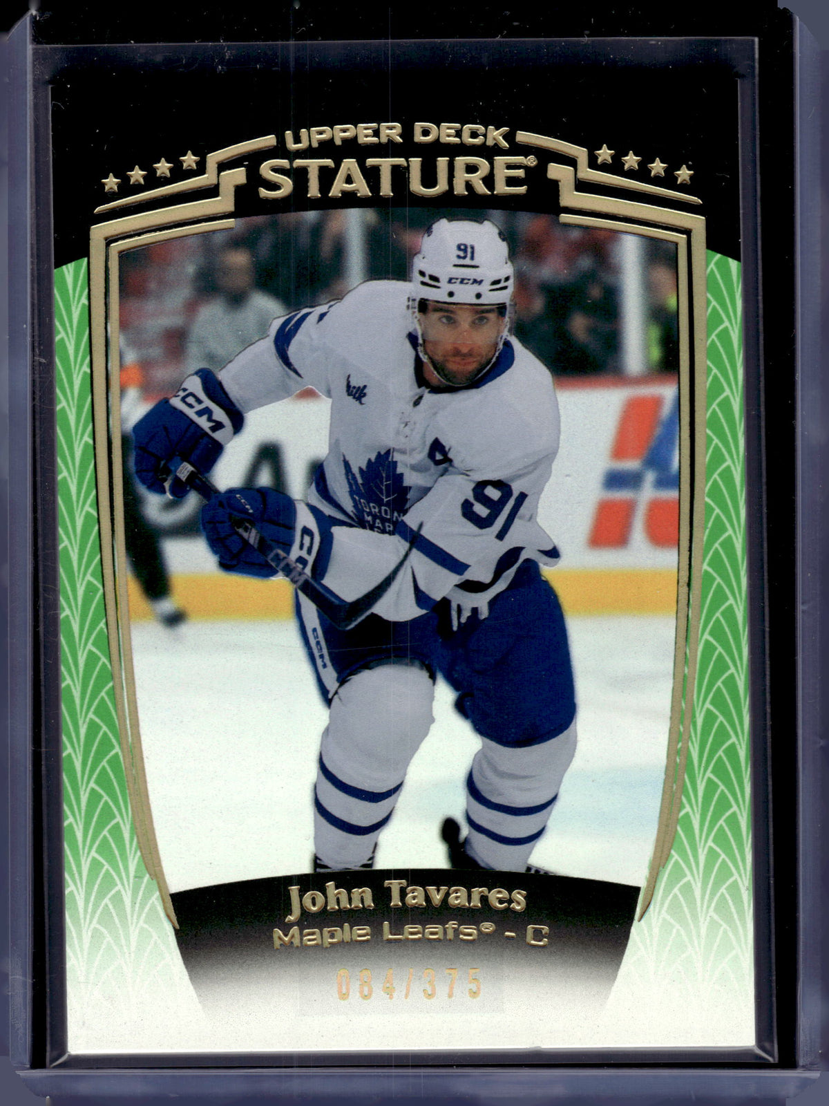HL-P06 2024 Upper Deck Stature John Tavares #11 Green /375