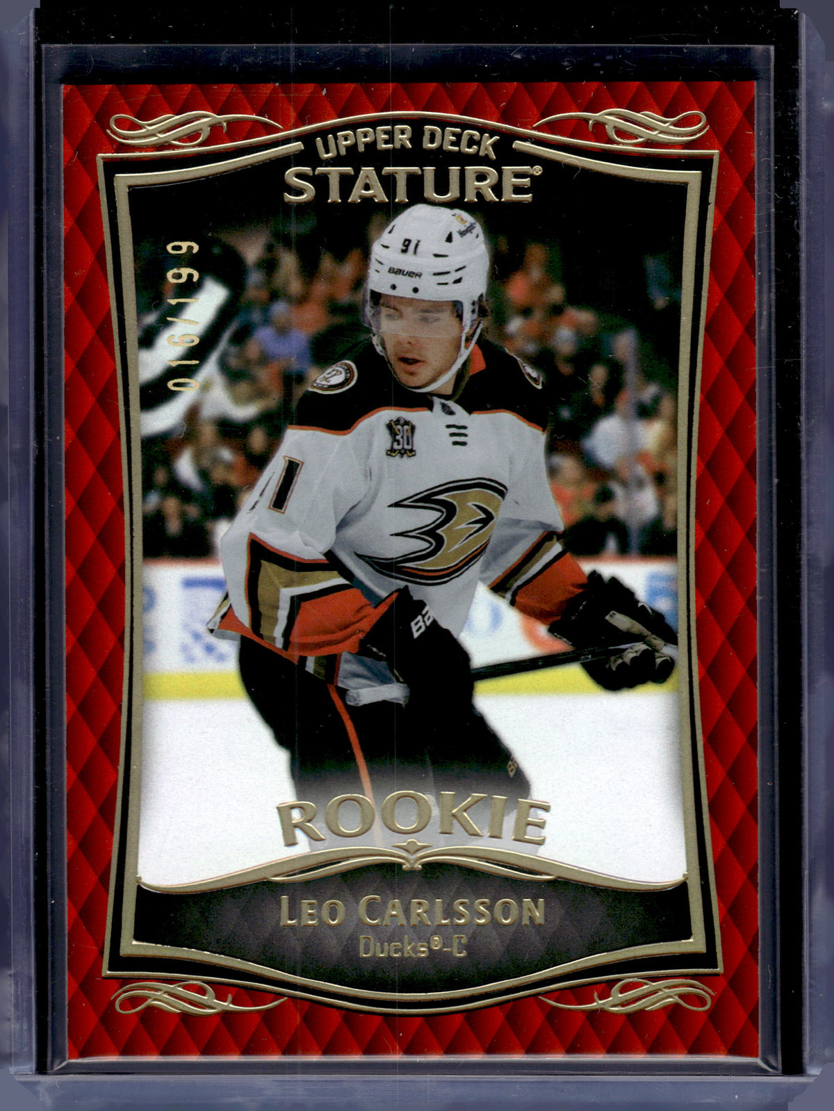 HL-P06 2025 Upper Deck Stature Leo Carlsson #43 Orange /199