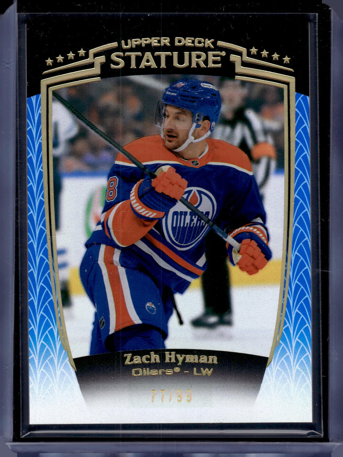 HL-P06 2025 Upper Deck Stature Zach Hyman #13 Blue /99