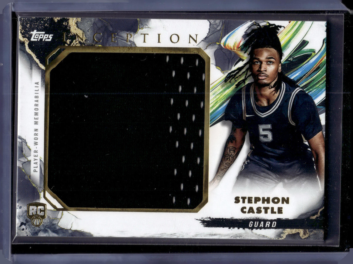 HL-P06 2025 Topps Inception Stephon Castle #RJR-SC RC Rookie Jumbo Relic