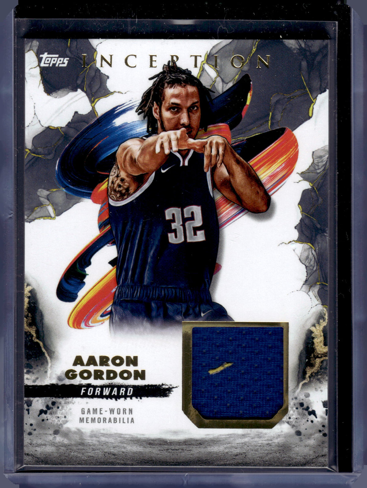 HL-P06 2025 Topps Inception Aaron Gordon #REC-AG Game-Worn Memorabilia