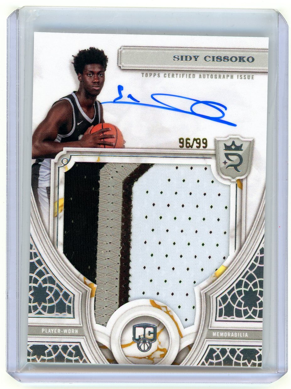 HL-P06 2024 Topps Royalty Collection Sidy Cissoko #112 /99 Patch RC Memorabilia