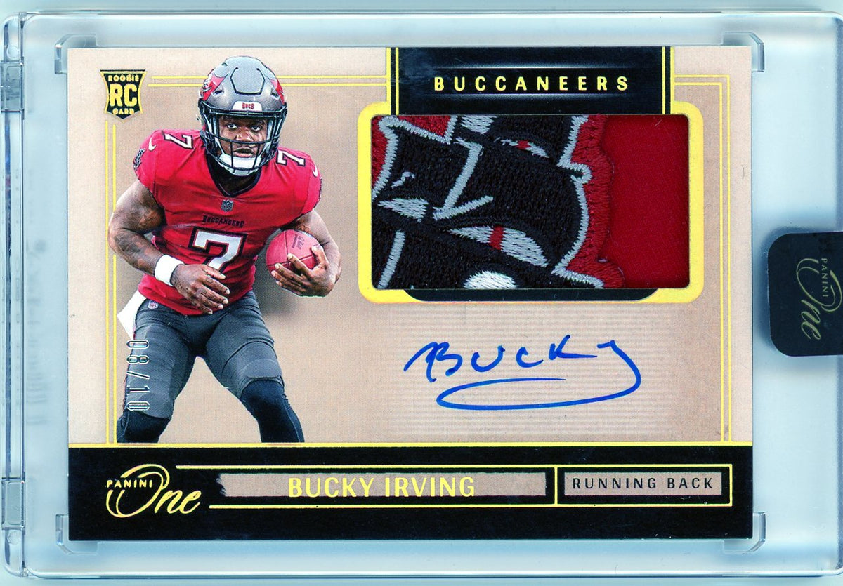 HL-P02 2024 Panini One Bucky Irving #20 Auto Patch RC