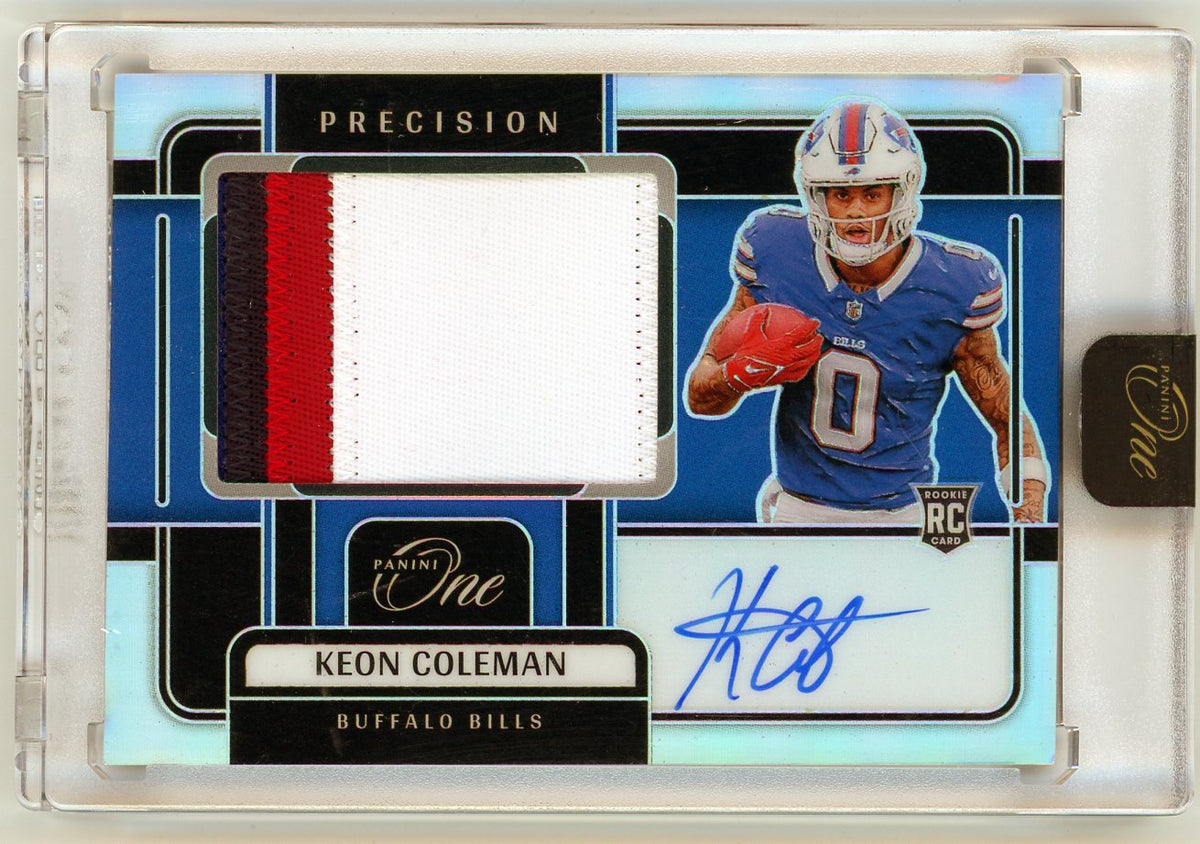 2024 Panini One Precision Keon Coleman #316 /99 Patch Auto RC