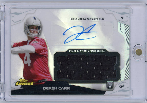 2014 Topps Finest Derek Carr #AJR-DC Auto RC
