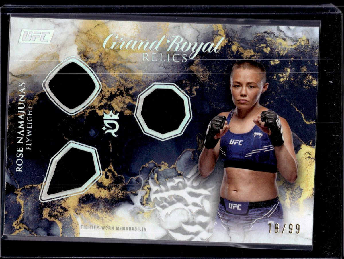 HL-INV 2025 Topps Royalty UFC Grand Royal Relics Rose Namajunas #GR-RN /99
