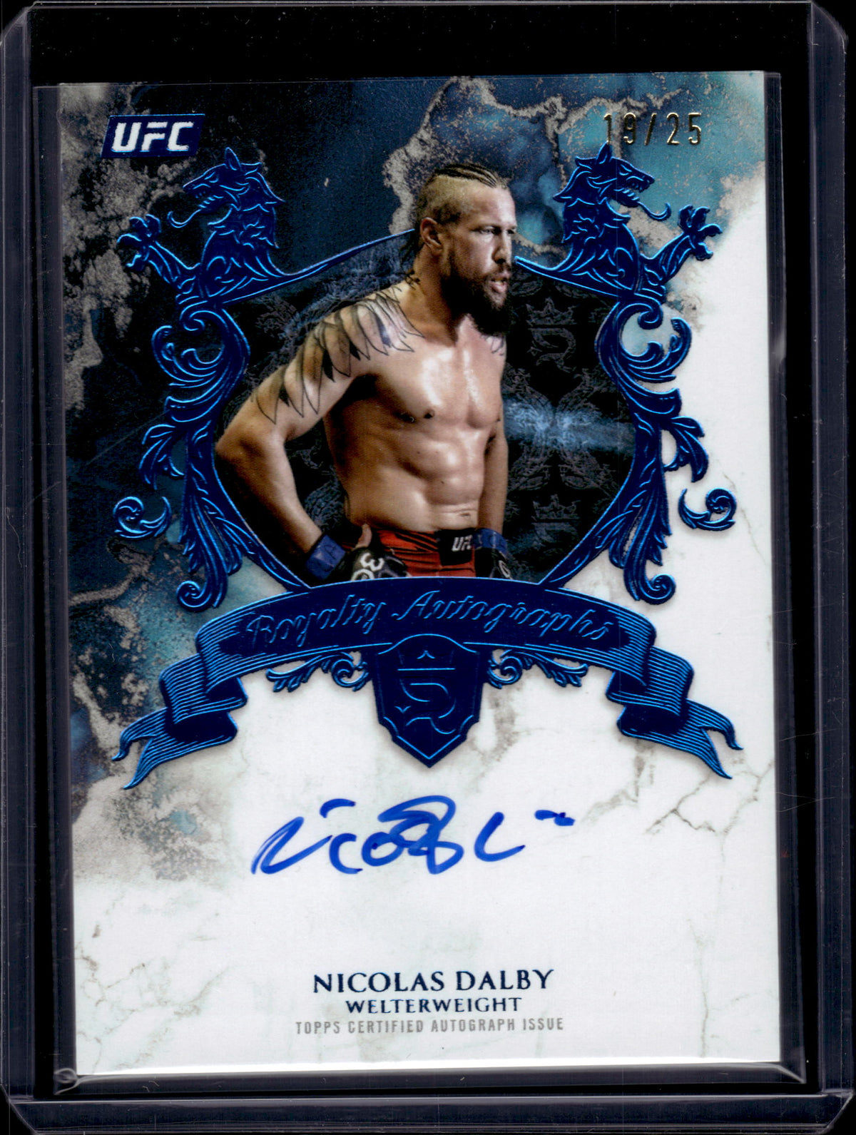 HL-INV 2025 Topps Royalty Collection UFC Nicolas Dalby #RY-ND /25