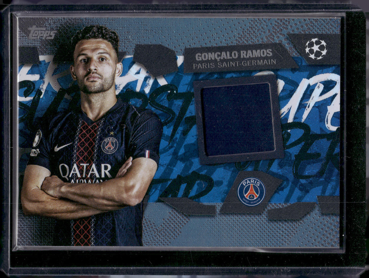 HL-INV 2026 Topps UEFA Club Competitions Gonçalo Ramos #TSR-GR Player-Worn