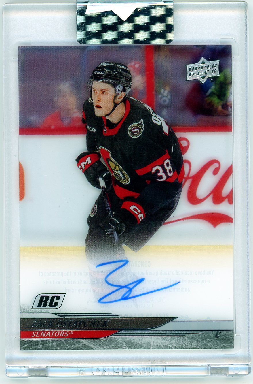 HL-P06 2025 Upper Deck Clear Cut Zack Ostapchuk #CC-ZO RC
