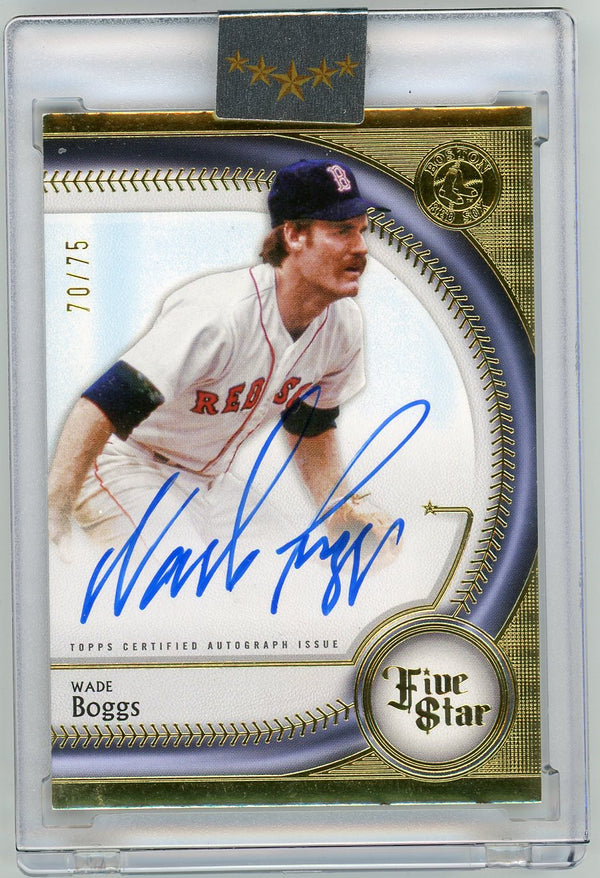 2024 Topps Five Star Wade Boggs #FSA-WB /75