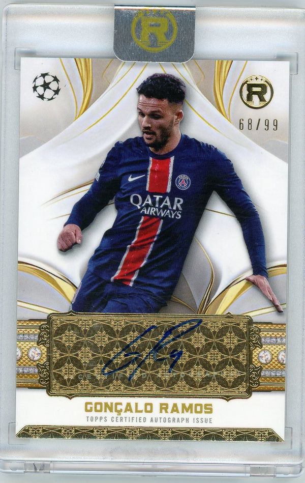 2025 Topps Reverence UEFA Club Competitions Gonçalo Ramos #RA-GR /99