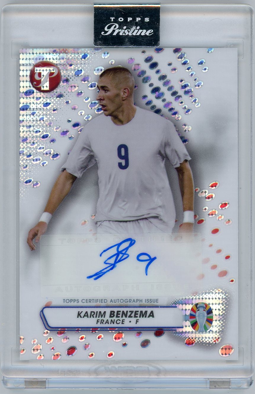 HL-P05 2024 Topps Pristine Road to UEFA EURO 2024 Karim Benzema #PA-KB /99