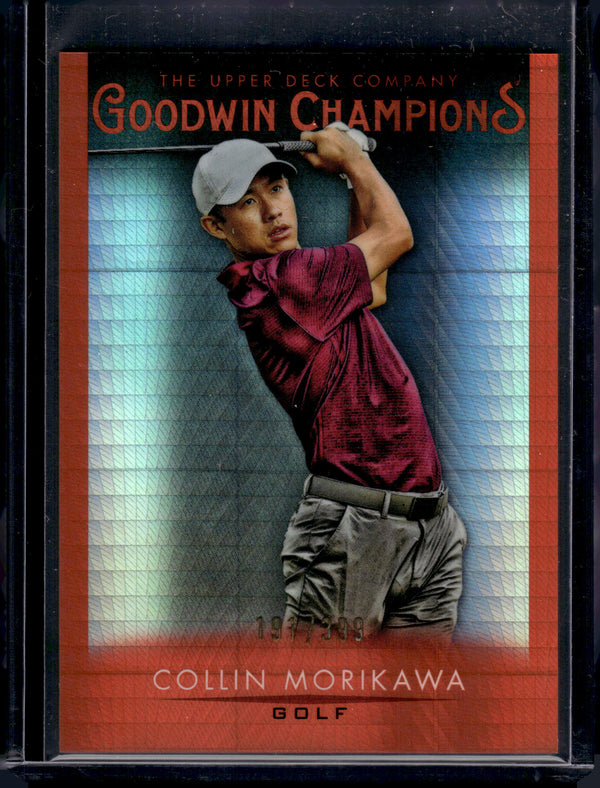 2021 Upper Deck Goodwin Champions Collin Morikawa #24 Red