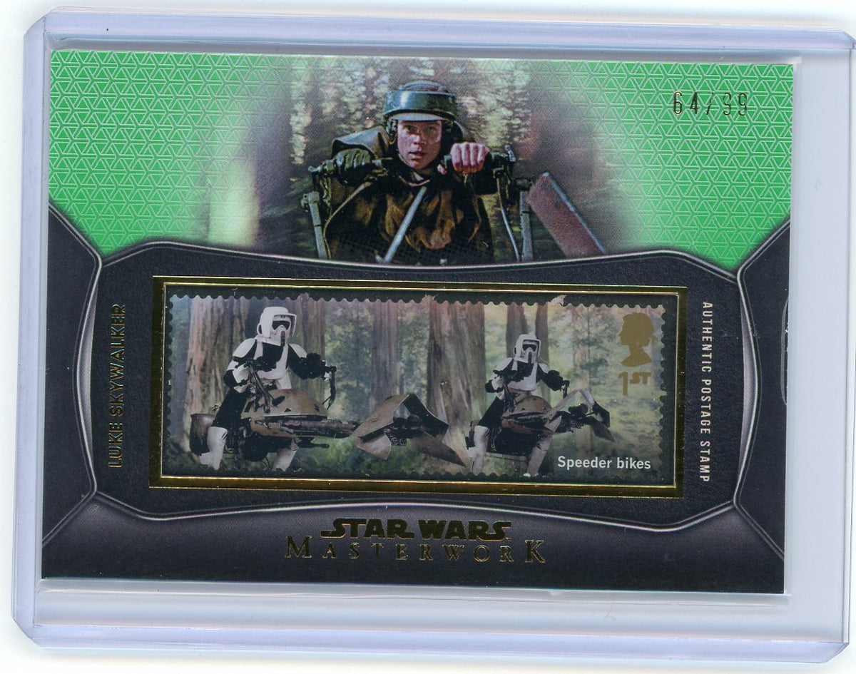 HL-INV 2021 Topps Star Wars Masterwork Royal Mail Stamp #SC-LS