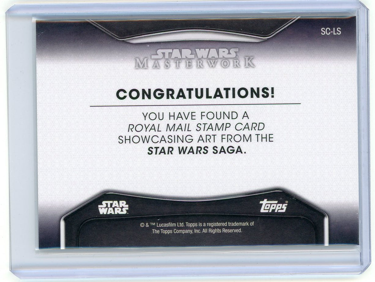 HL-INV 2021 Topps Star Wars Masterwork Royal Mail Stamp #SC-LS