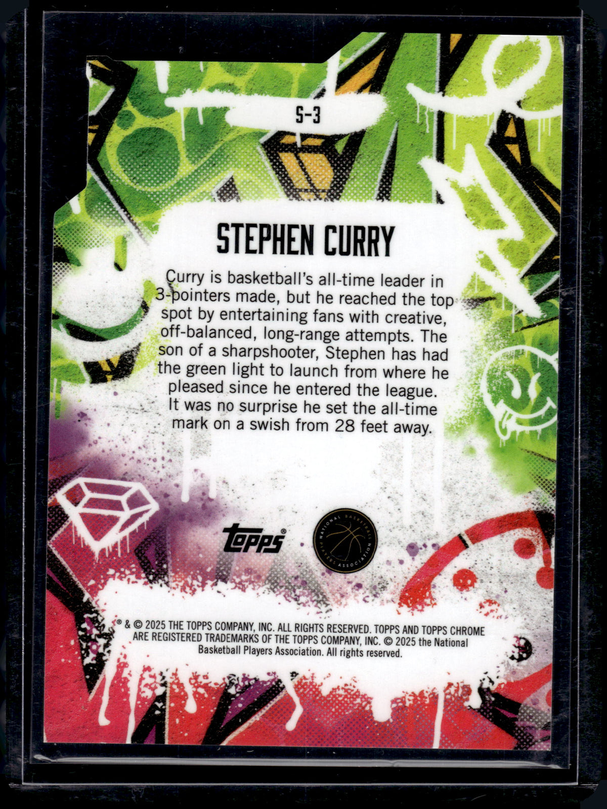 HL-INV 2025 Topps Finest Show Stoppers Stephen Curry #S-3 /100