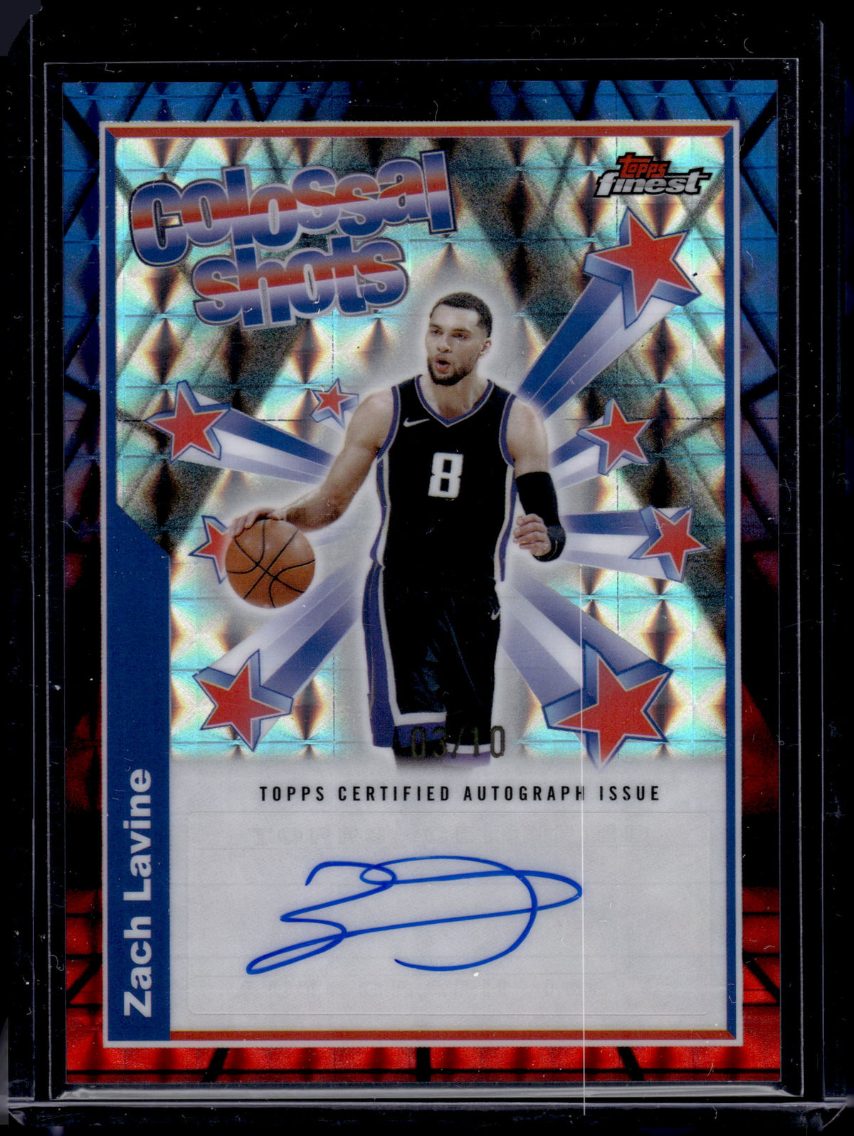HL-INV 2025 Topps Finest Colossal Shots Zach LaVine #BSA-ZL Geometric