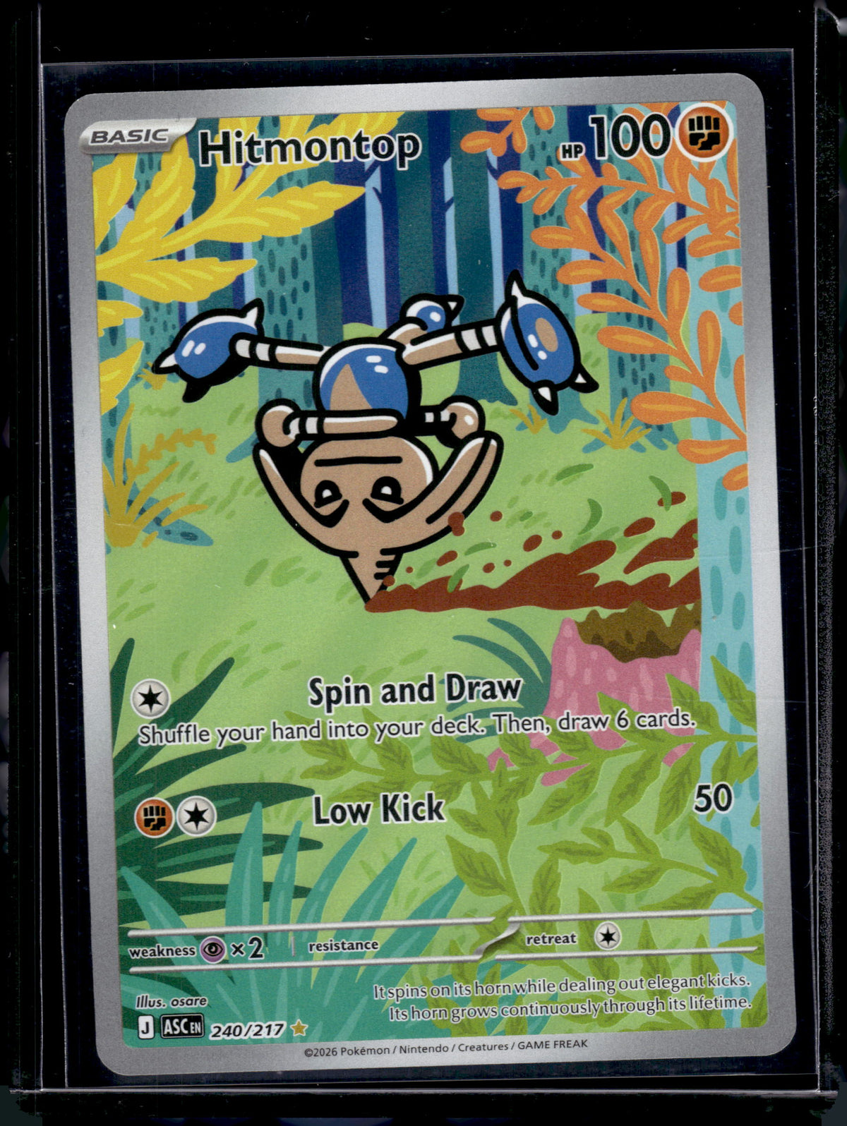 2026 Mega Evolution – Ascended Heroes Hitmontop Holo  #240/217