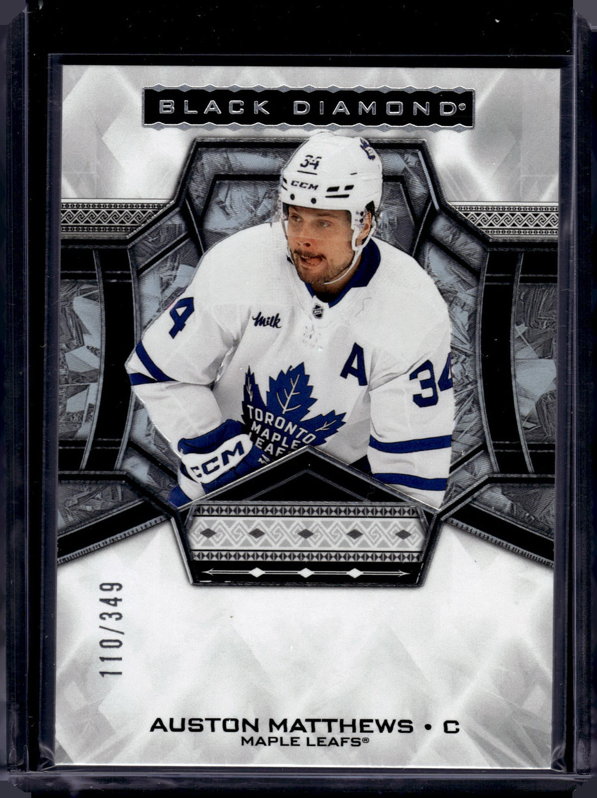 2024 Upper Deck Black Diamond Auston Matthews #BDB-AM /349