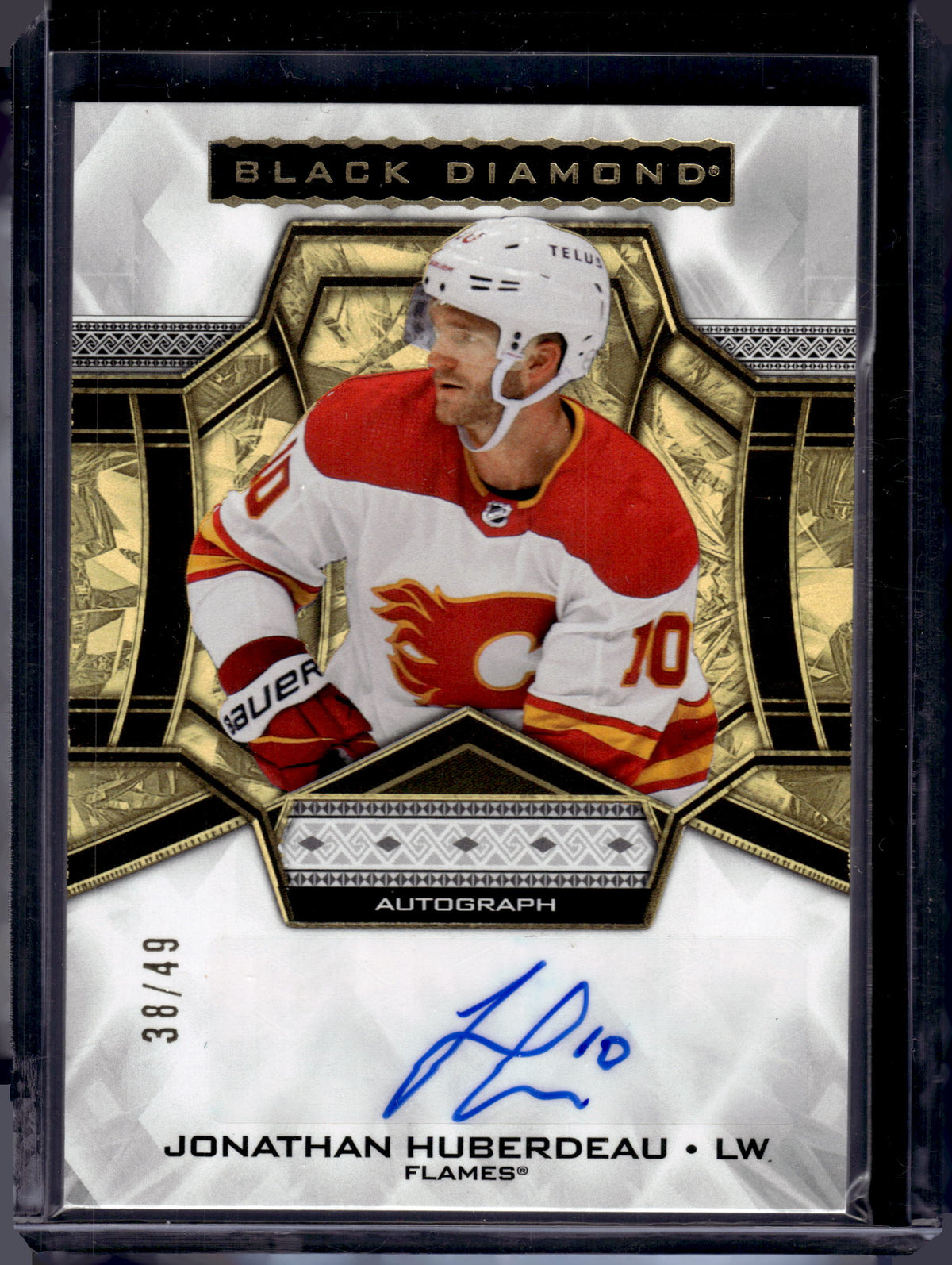 2024 Upper Deck Black Diamond Hockey Jonathan Huberdeau #BDB-JH /49 Auto