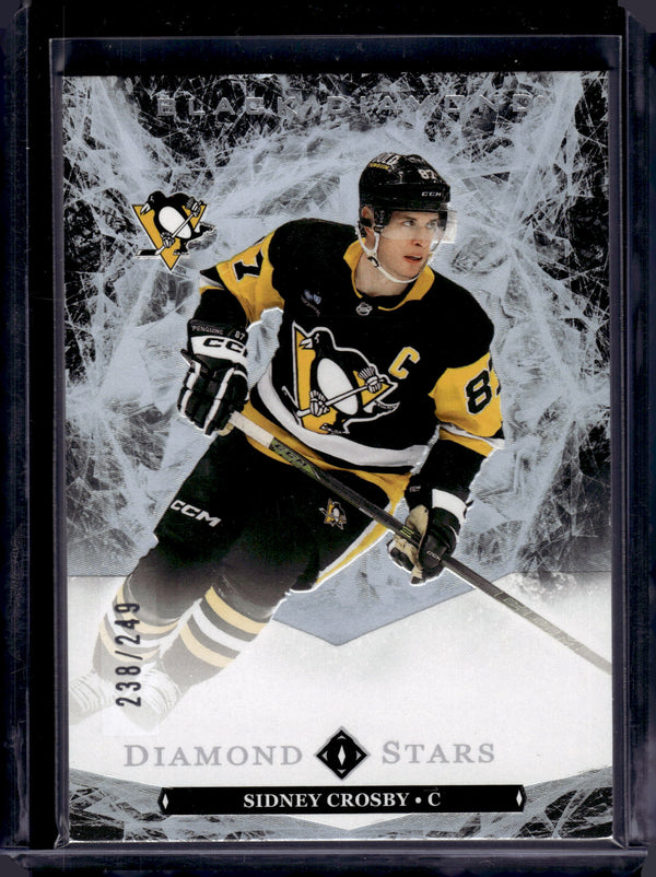 2024 Upper Deck Black Diamond Sidney Crosby #BDS-SC /249 Diamond Stars