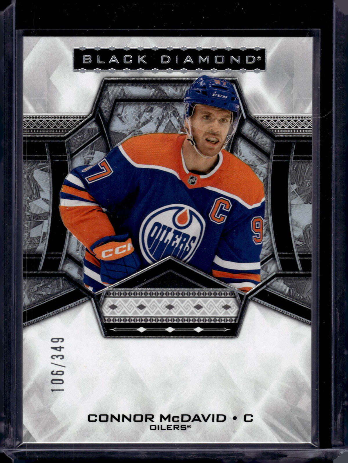 2024 Upper Deck Black Diamond Connor McDavid #BDB-MD /349