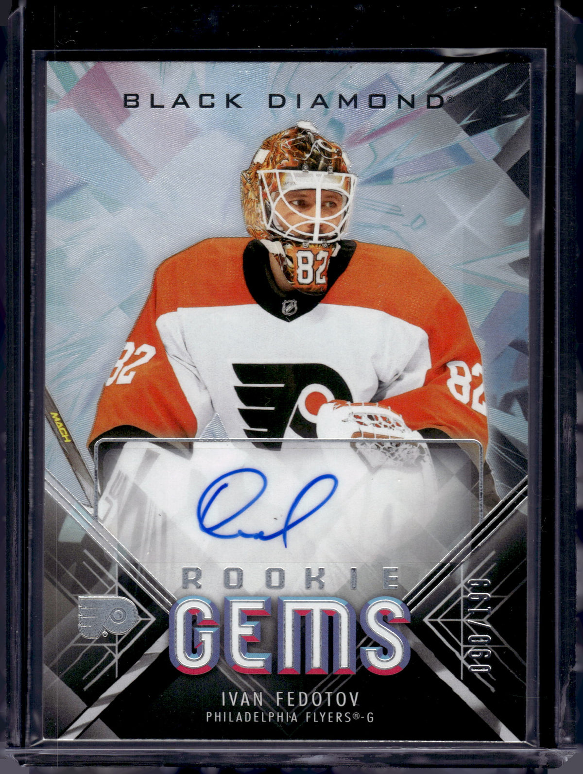 2024 Upper Deck Black Diamond Rookie Gems Ivan Fedotov #RGS-IF /199 Auto