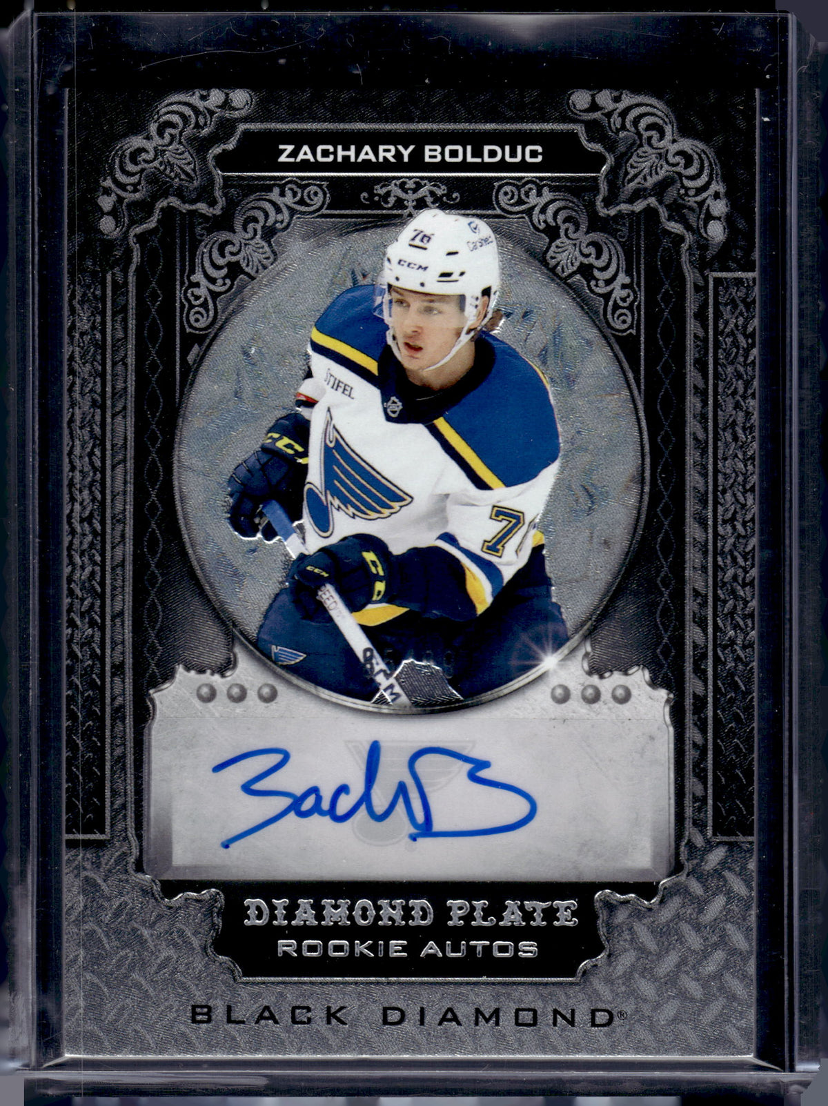 2024 Upper Deck Black Diamond Plate Zachary Bolduc #DPR-ZB /99 Auto