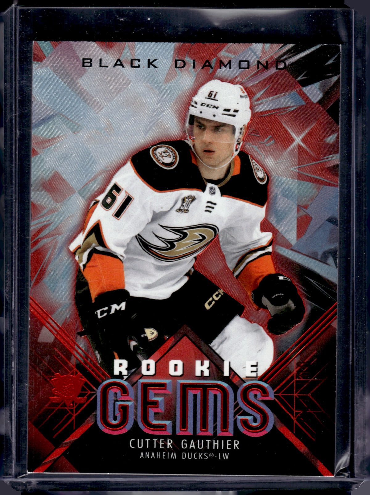 2024 Upper Deck Black Diamond Rookie Gems Cutter Gauthier #RG-CG /100