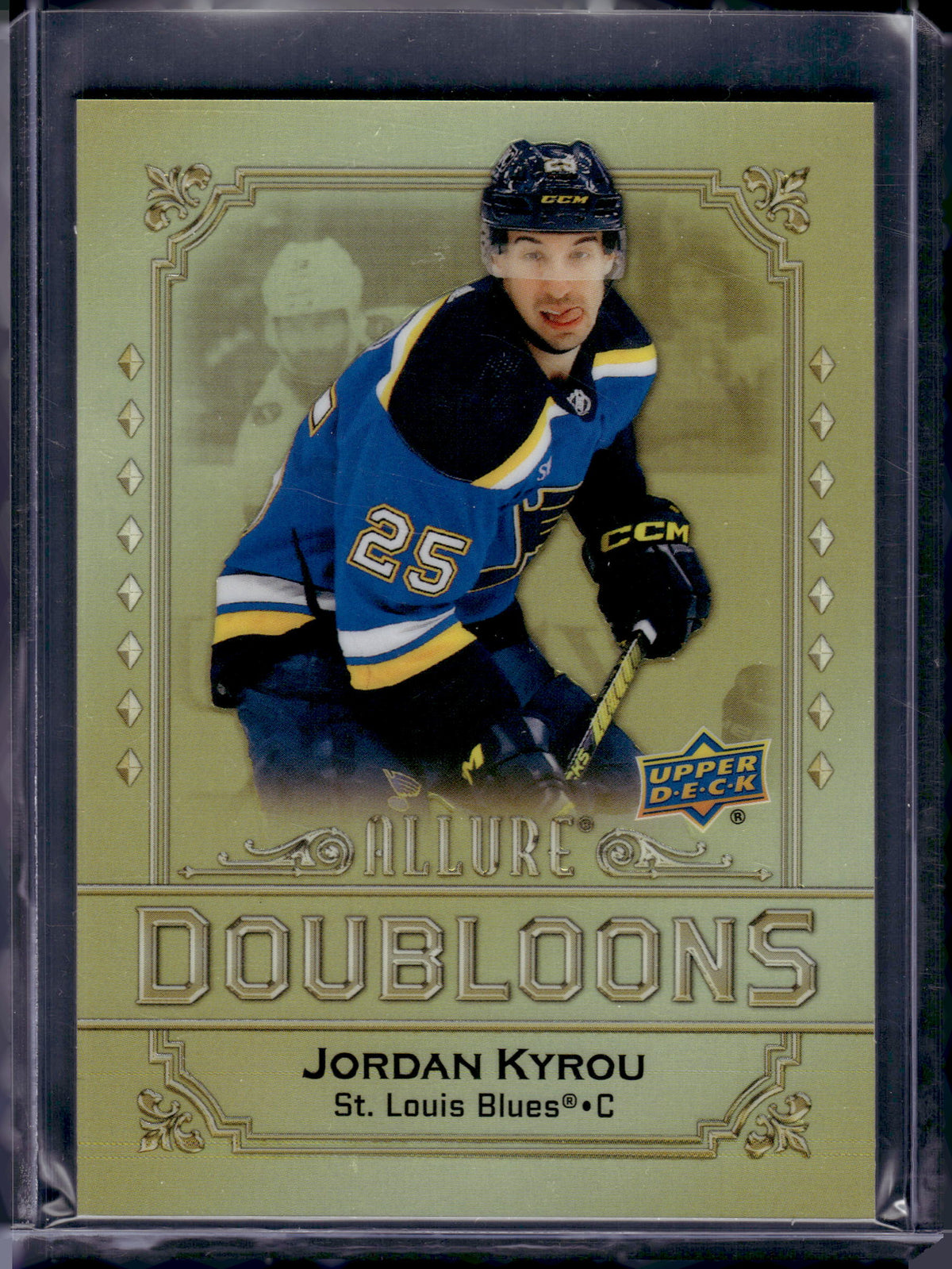 2025 Upper Deck Allure Doubloons Jordan Kyrou #DB-43